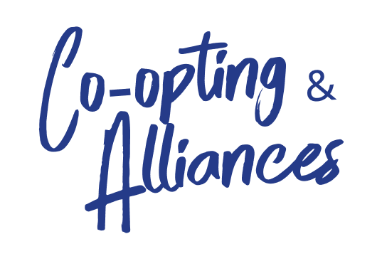 title- co-opting and alliances
