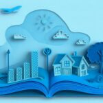 Image of book with stories coming to life